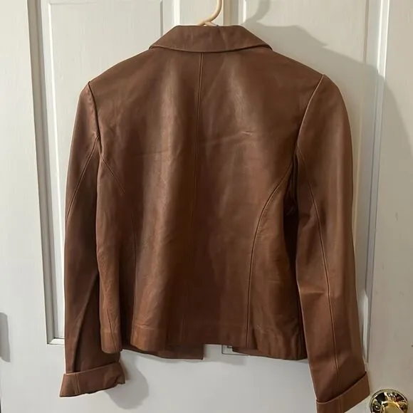 Garfield &amp; Marks Brown leather Jacket