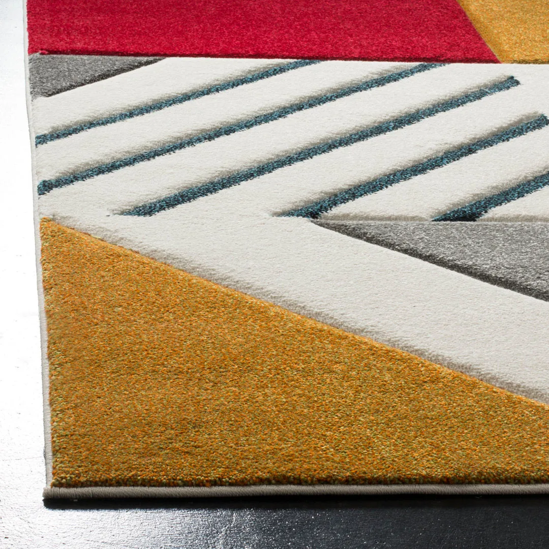 Garima Performance Geometric Rug Ivy Bronx Rug Size: Rectangle 2'3" x 4'