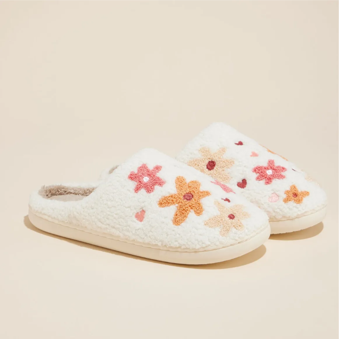 Groovy Floral Slippers