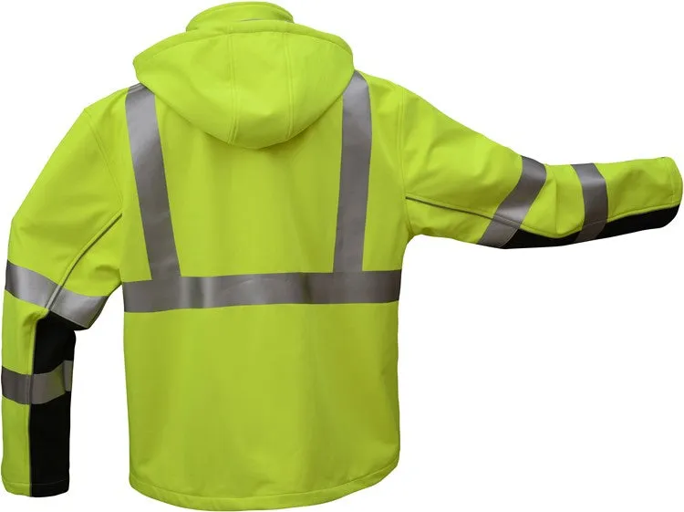 GSS Safety 7515 Soft Shell Sweatshirt, Black Bottom, Class 3