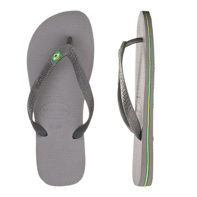 HAVAIANAS TOP BRAZIL STEEL GREY