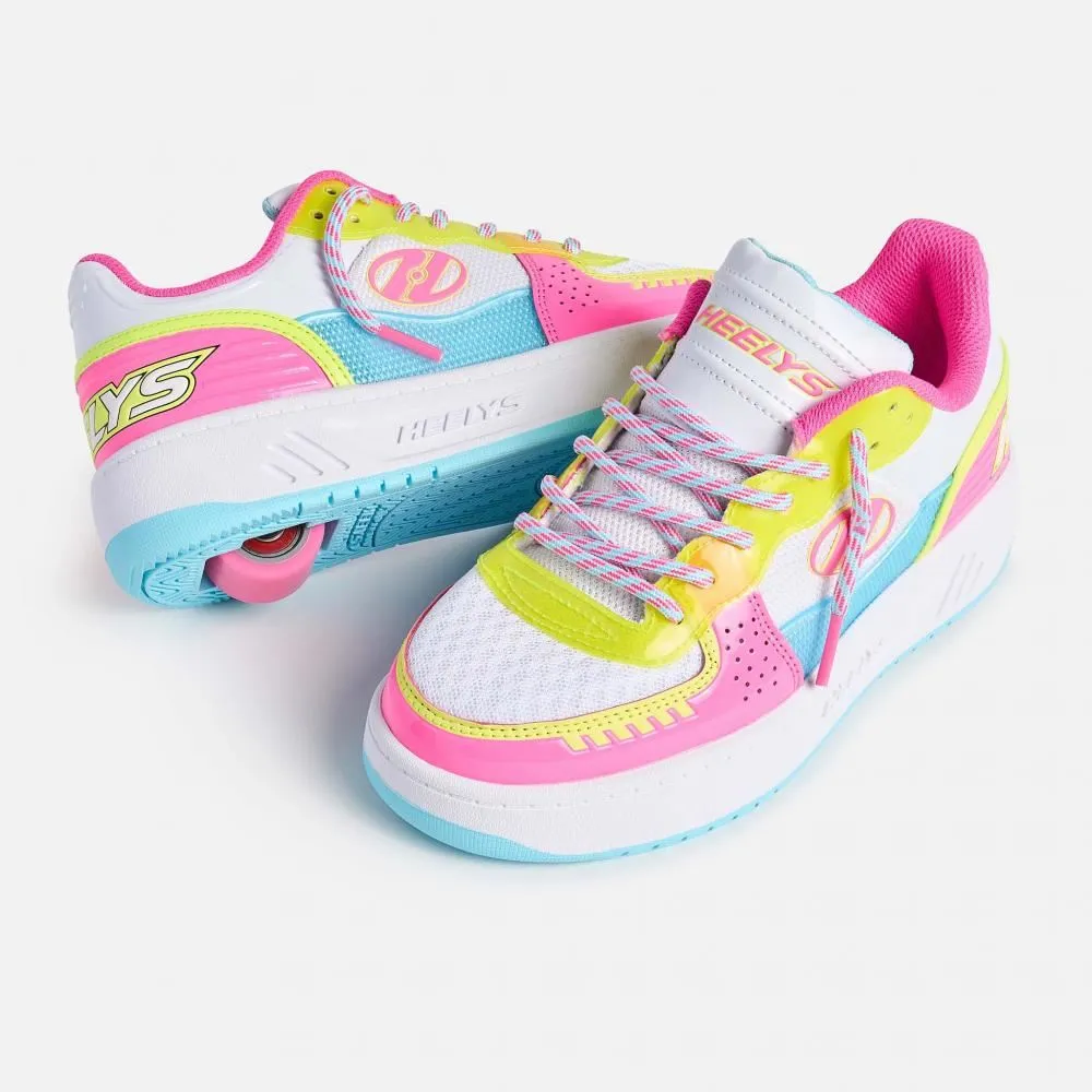 Heelys Rezerve FN - Wht / N.Pink / Aqua / O.Yllw
