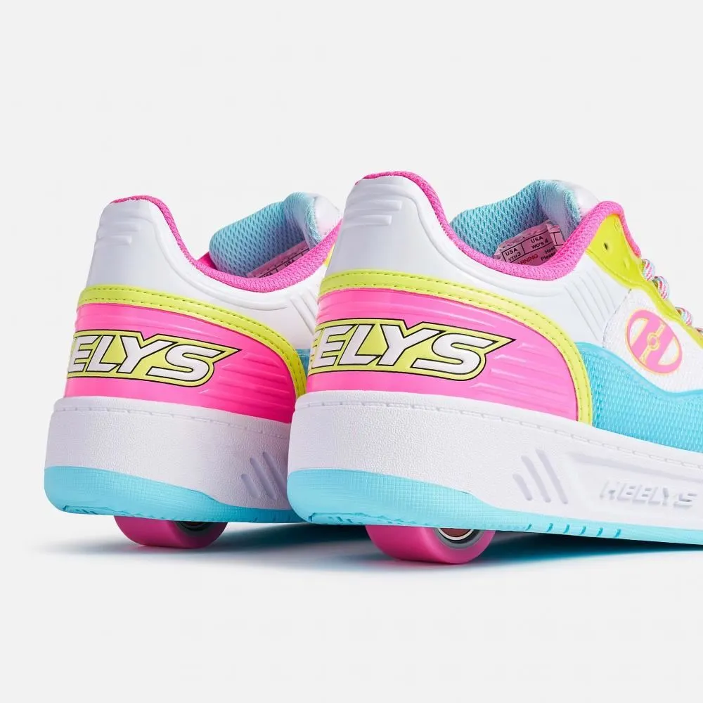 Heelys Rezerve FN - Wht / N.Pink / Aqua / O.Yllw