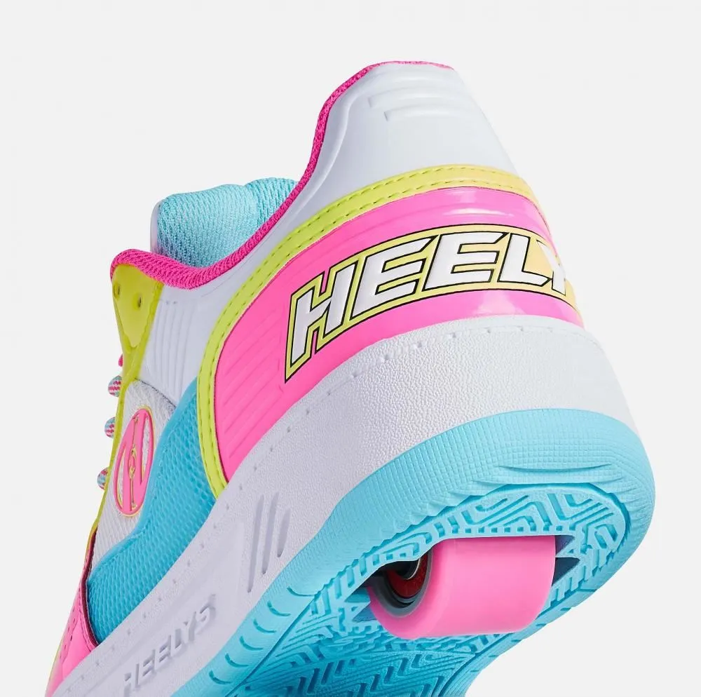 Heelys Rezerve FN - Wht / N.Pink / Aqua / O.Yllw