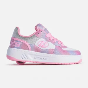 Heelys Rezerve Low - Lt Pink / White / Rainbow
