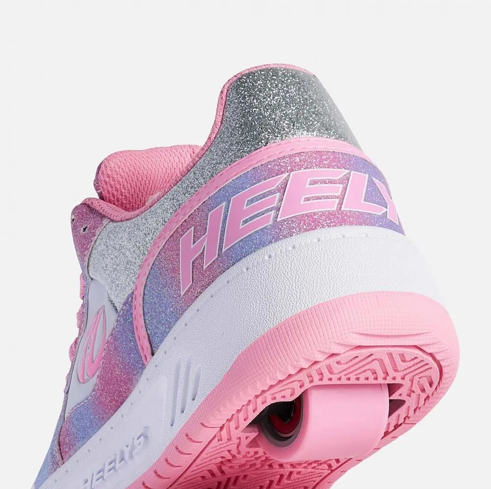 Heelys Rezerve Low - Lt Pink / White / Rainbow