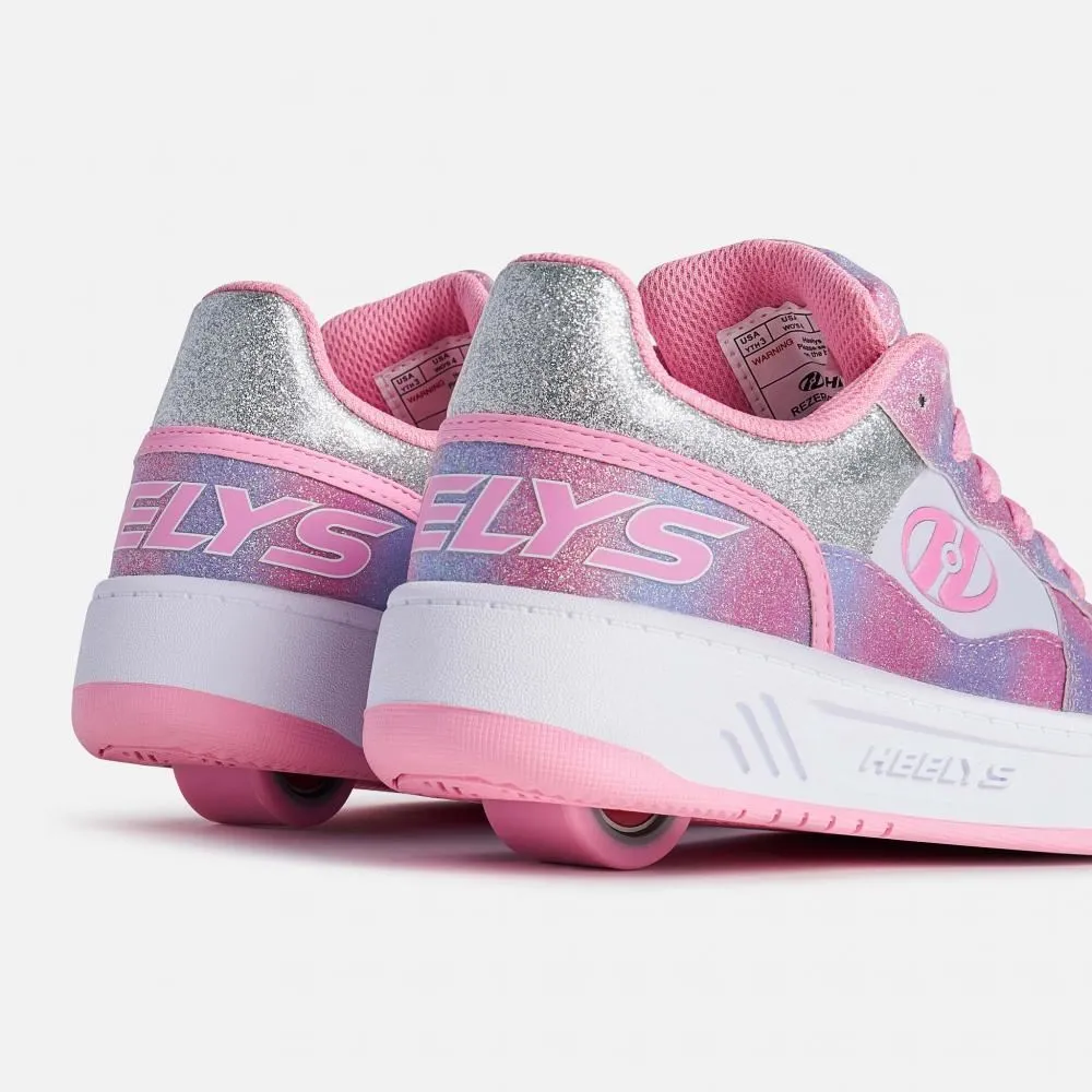 Heelys Rezerve Low - Lt Pink / White / Rainbow