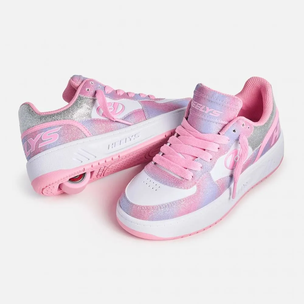 Heelys Rezerve Low - Lt Pink / White / Rainbow