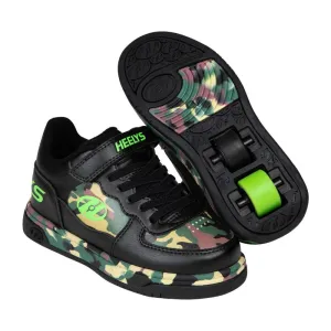 Heelys X2 Reserve Low X2  - Black / Camo / Green