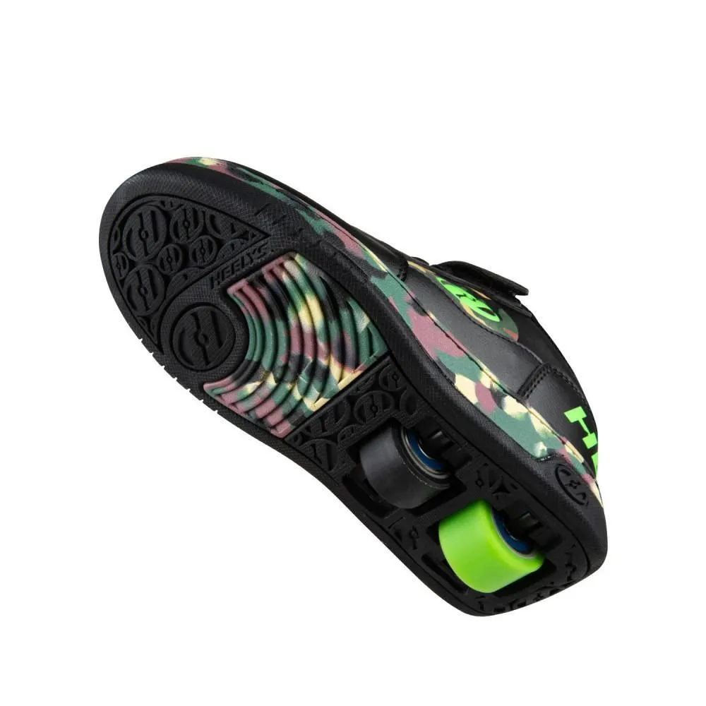 Heelys X2 Reserve Low X2  - Black / Camo / Green