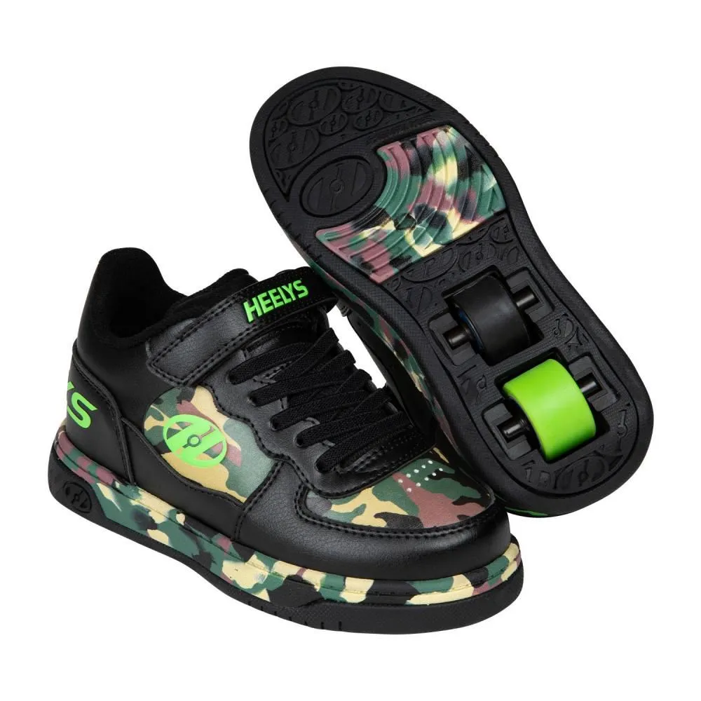 Heelys X2 Reserve Low X2  - Black / Camo / Green