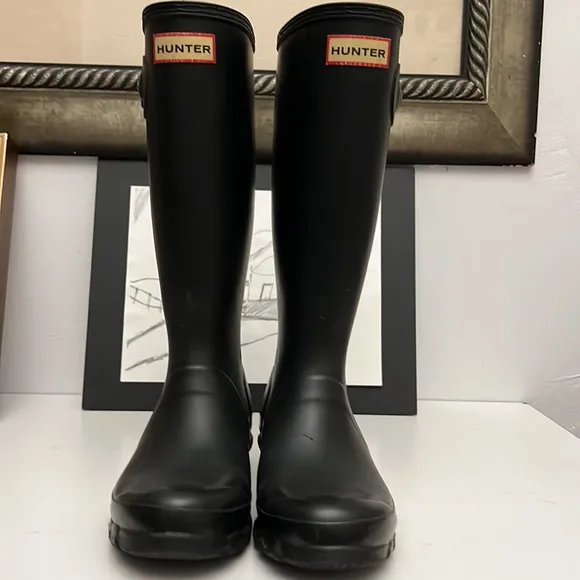 Hunter Original Kids' Classic Rain Boot Black Mate Little Kid/Big Kid) S…