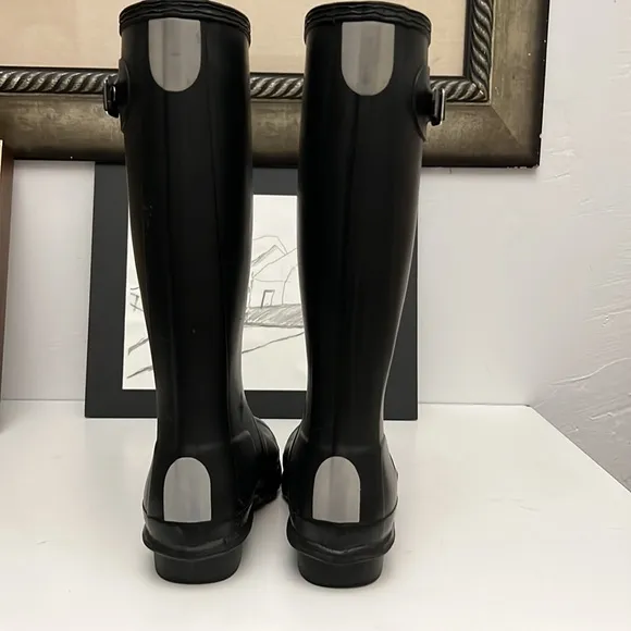 Hunter Original Kids' Classic Rain Boot Black Mate Little Kid/Big Kid) S…