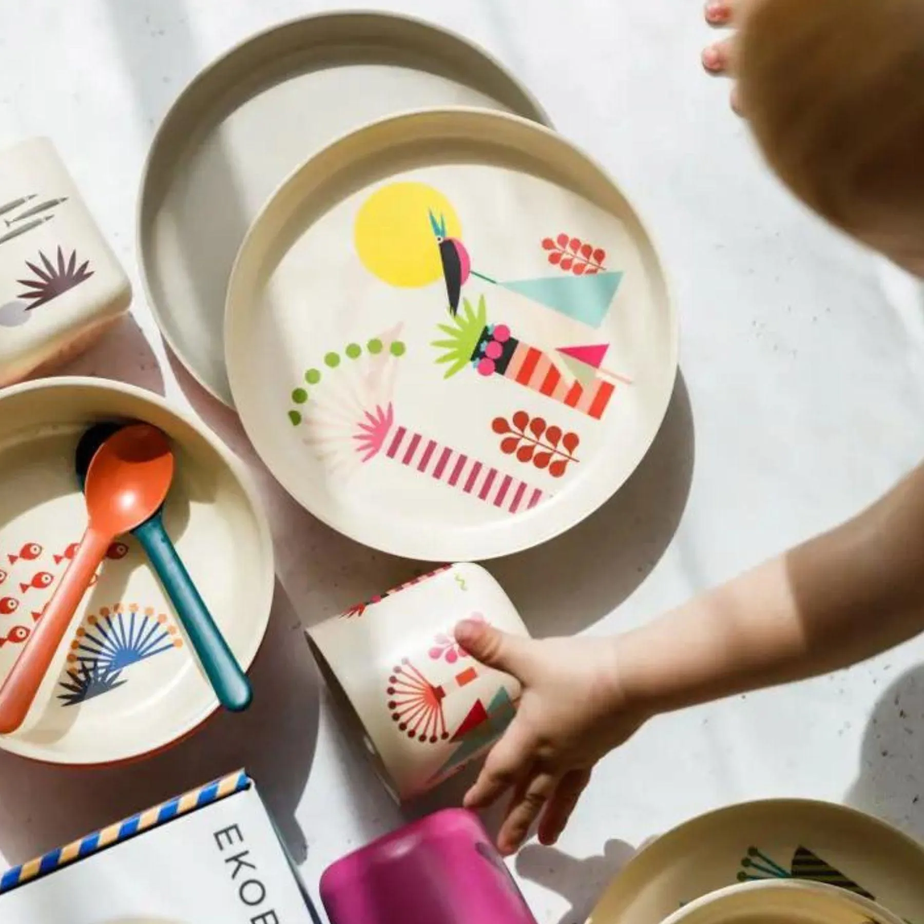 Illustrated Bamboo Kid Set