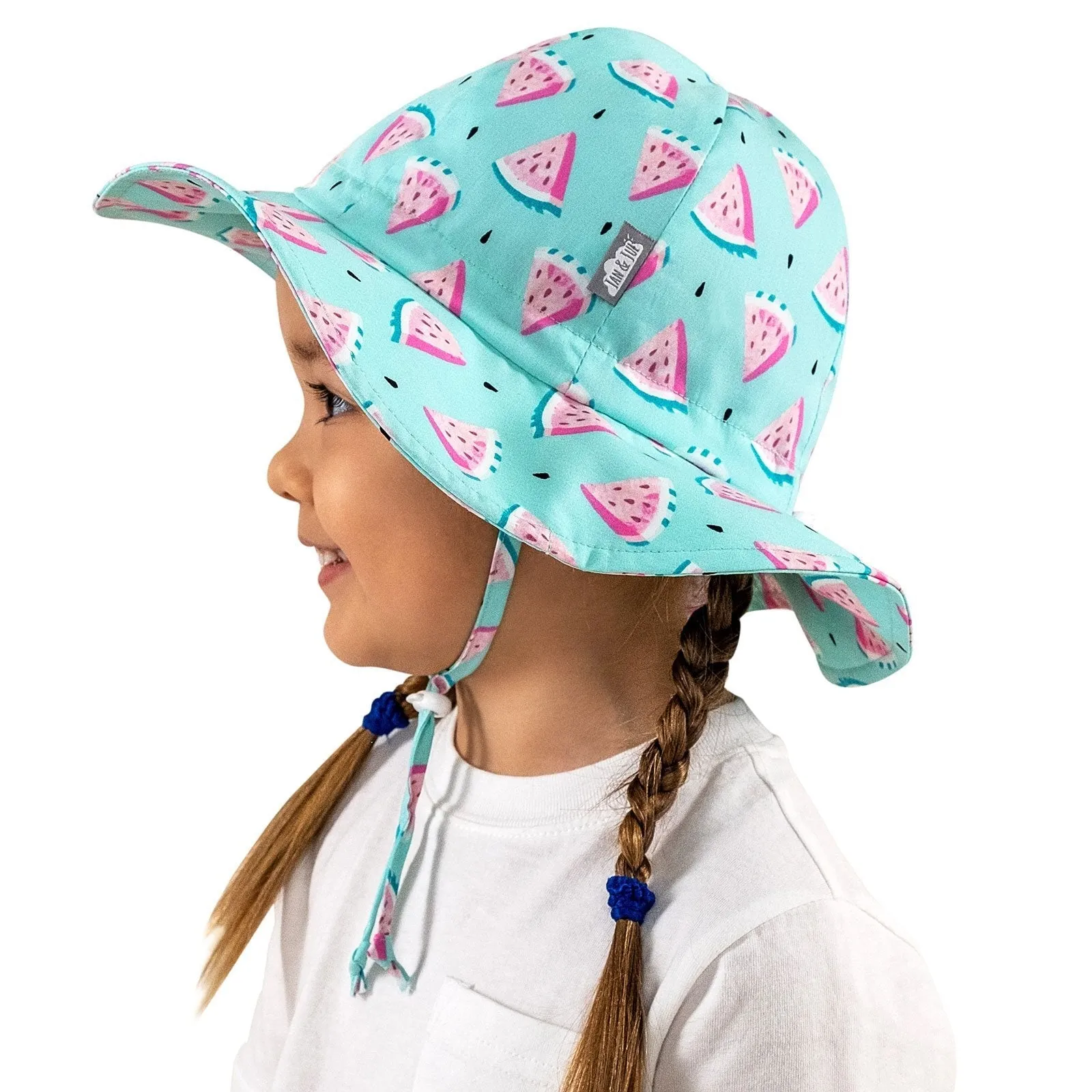 Jan & Jul Cotton Floppy Hat - Watermelon