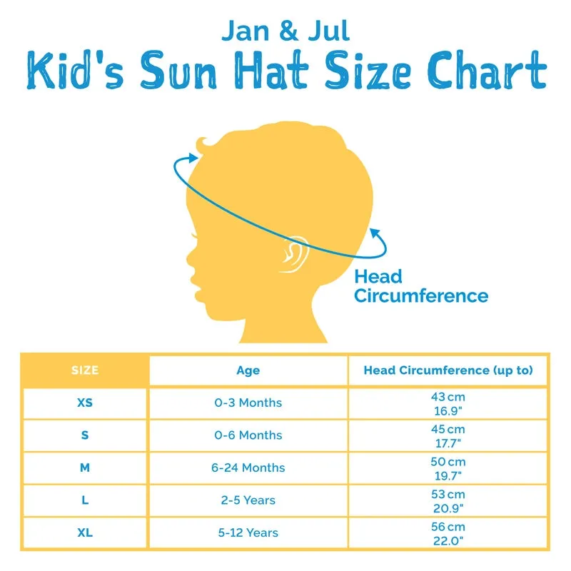 Jan & Jul Gro-With-Me Sun Hat - Atlantic Blue