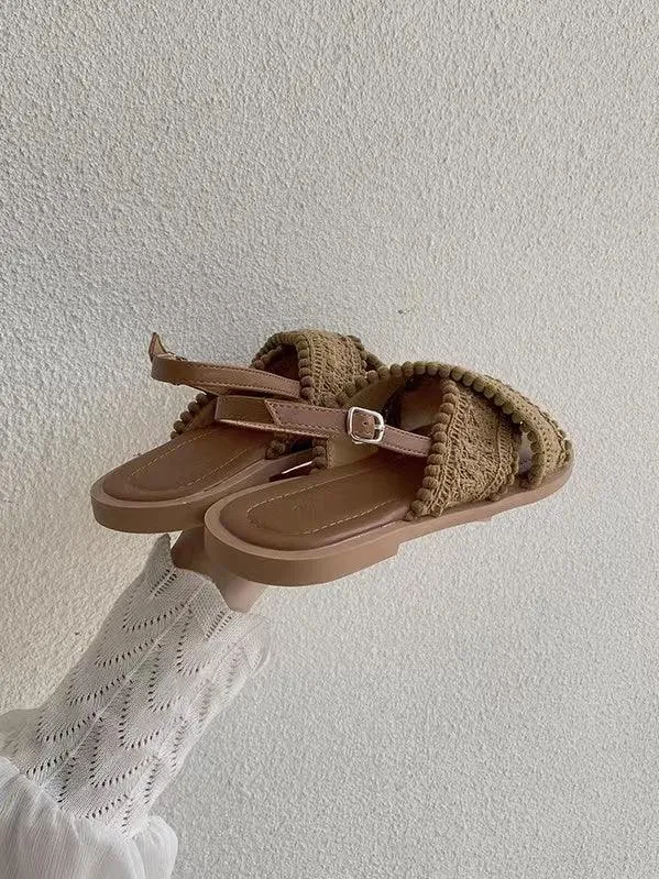 JazzHer Gentle and Elegant Niche Design Sandals