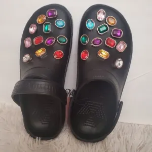 Juicy Multi-Gem Sandals Sz 10