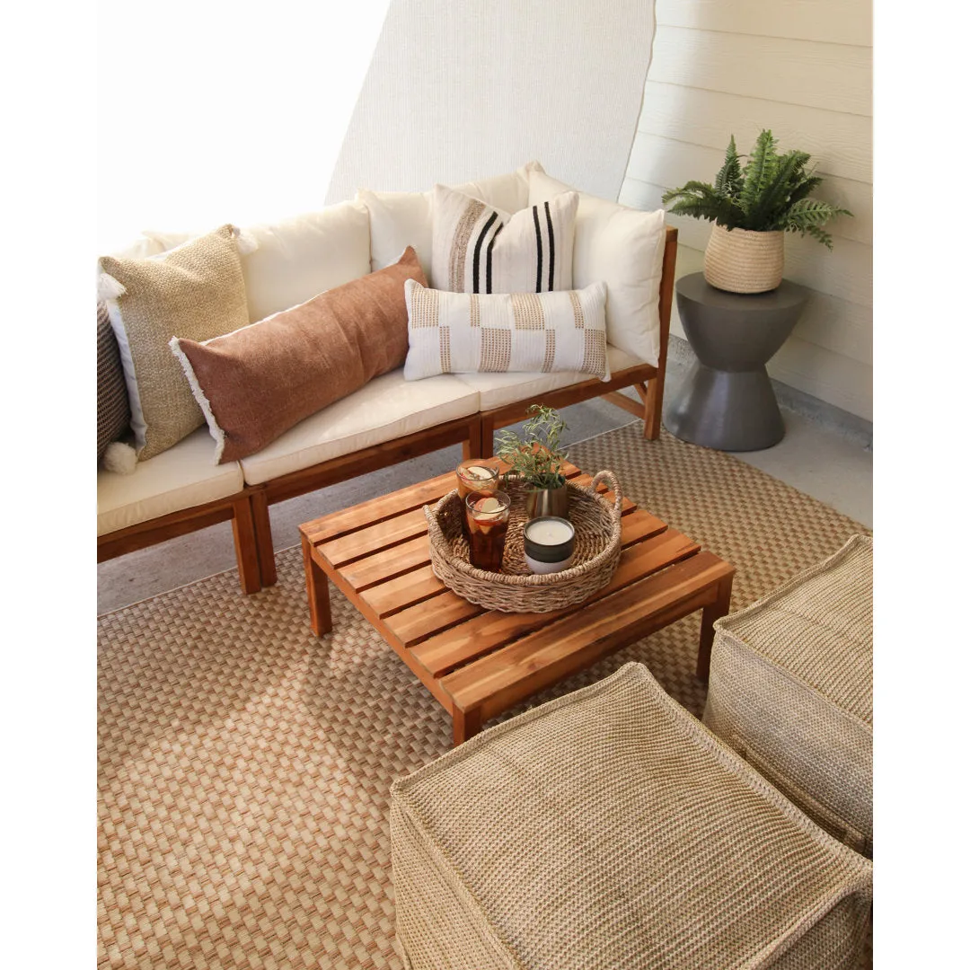 Kaylah Performance Geometric Rug Highland Dunes Rug Size: Square 5'3"