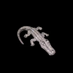 Kid Gator Paperweight Collectible Featuring Premium® Crystals | Clear Eyes