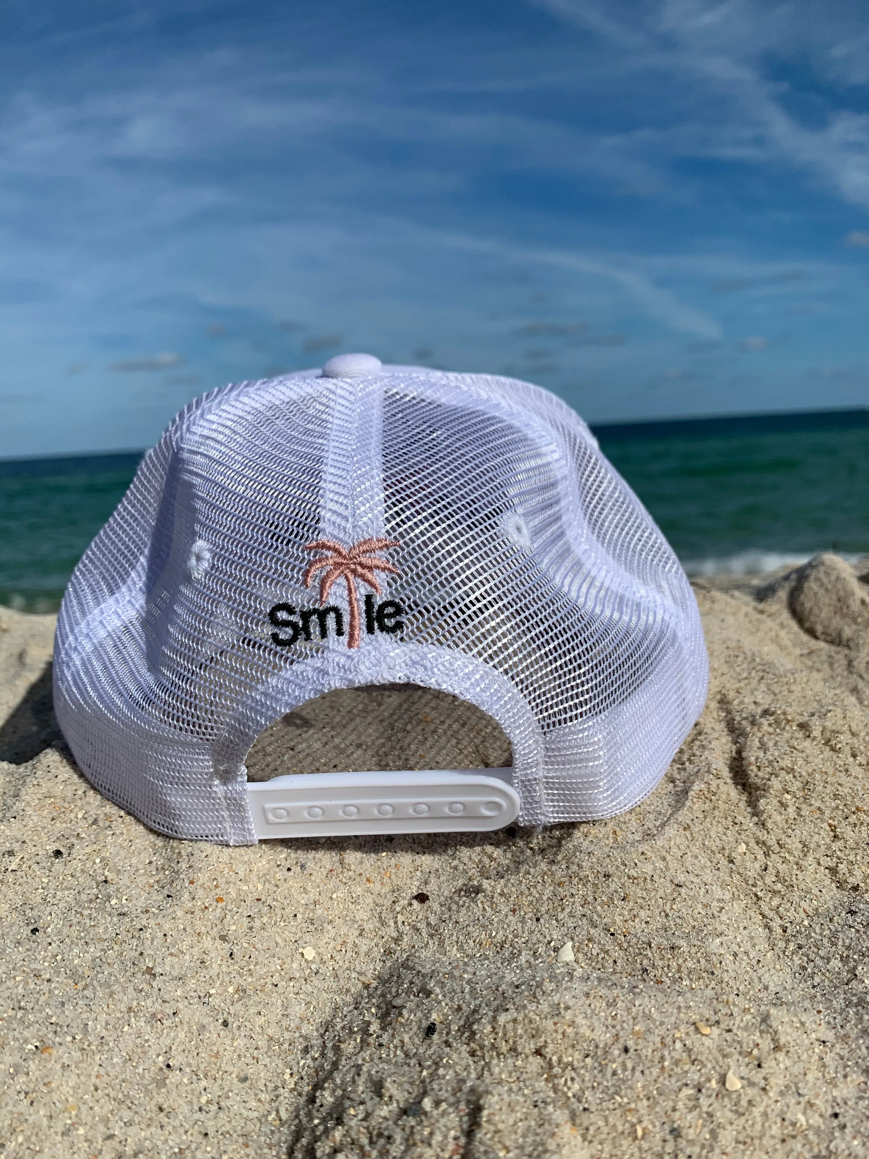 Kid Nation Trucker Hat in white