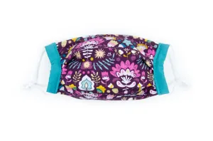 Kid-sized fabric mask in Cricket