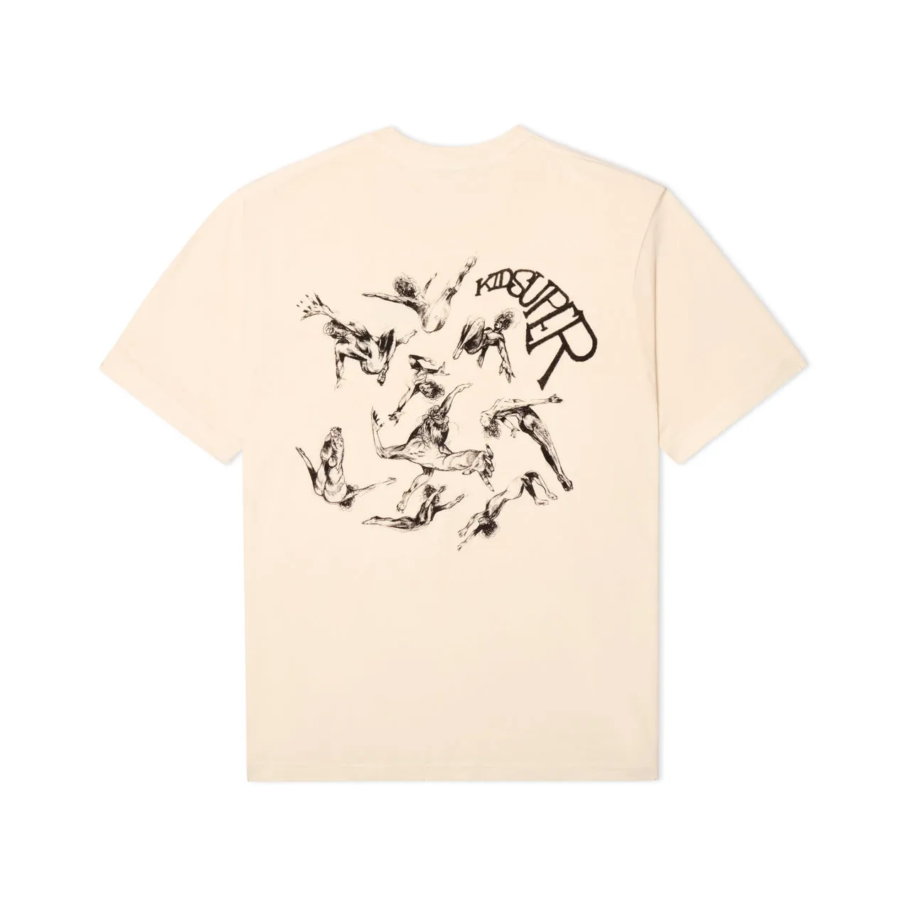 KID SUPER TRAPEZE WOMEN TEE CREAM