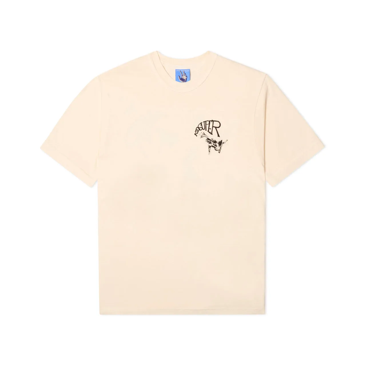 KID SUPER TRAPEZE WOMEN TEE CREAM