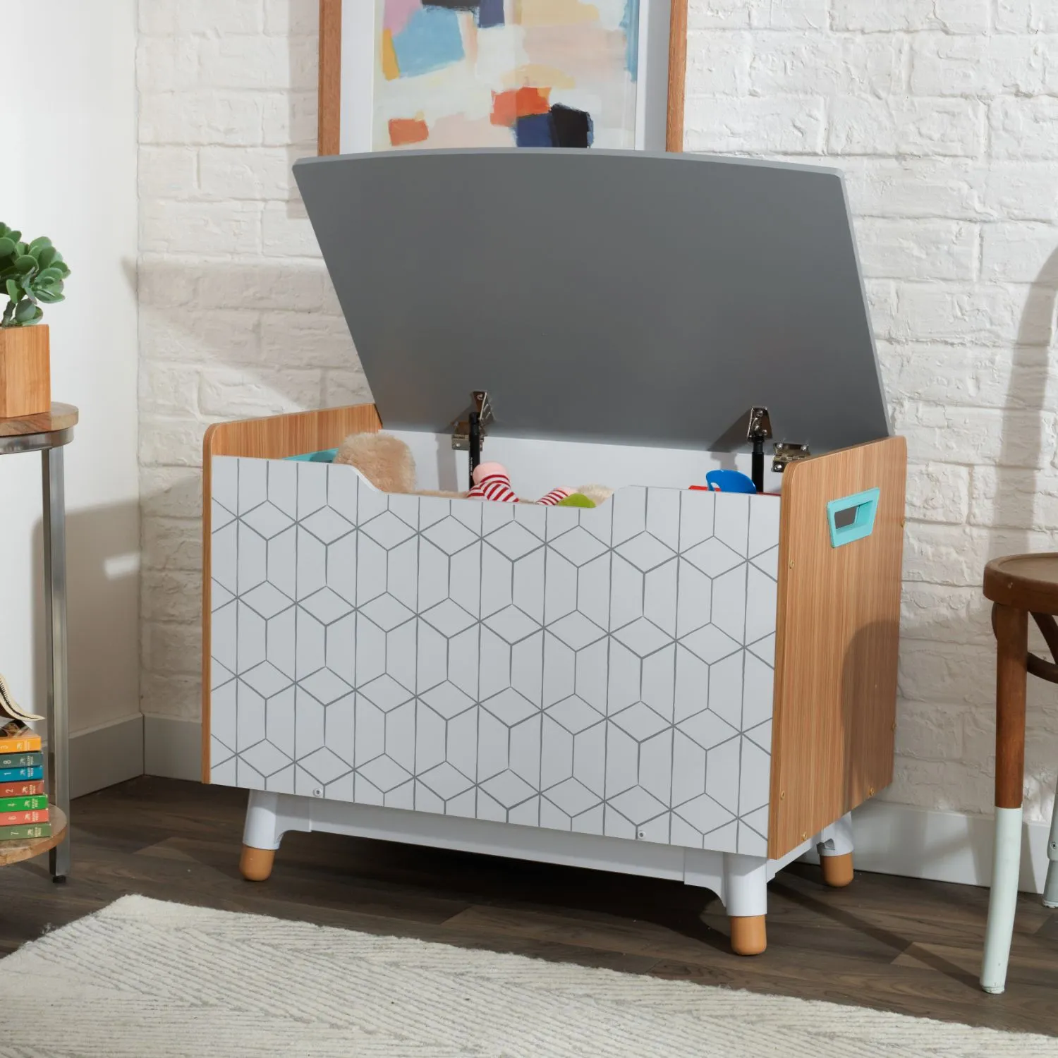 KidKraft Mid-Century Kid Toy Box