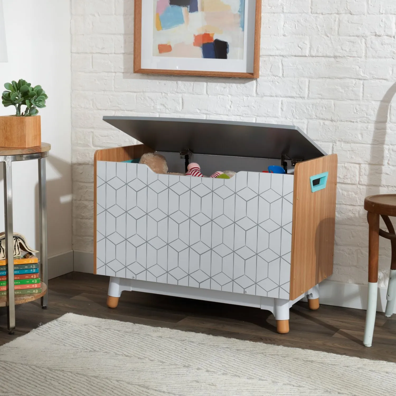 KidKraft Mid-Century Kid Toy Box