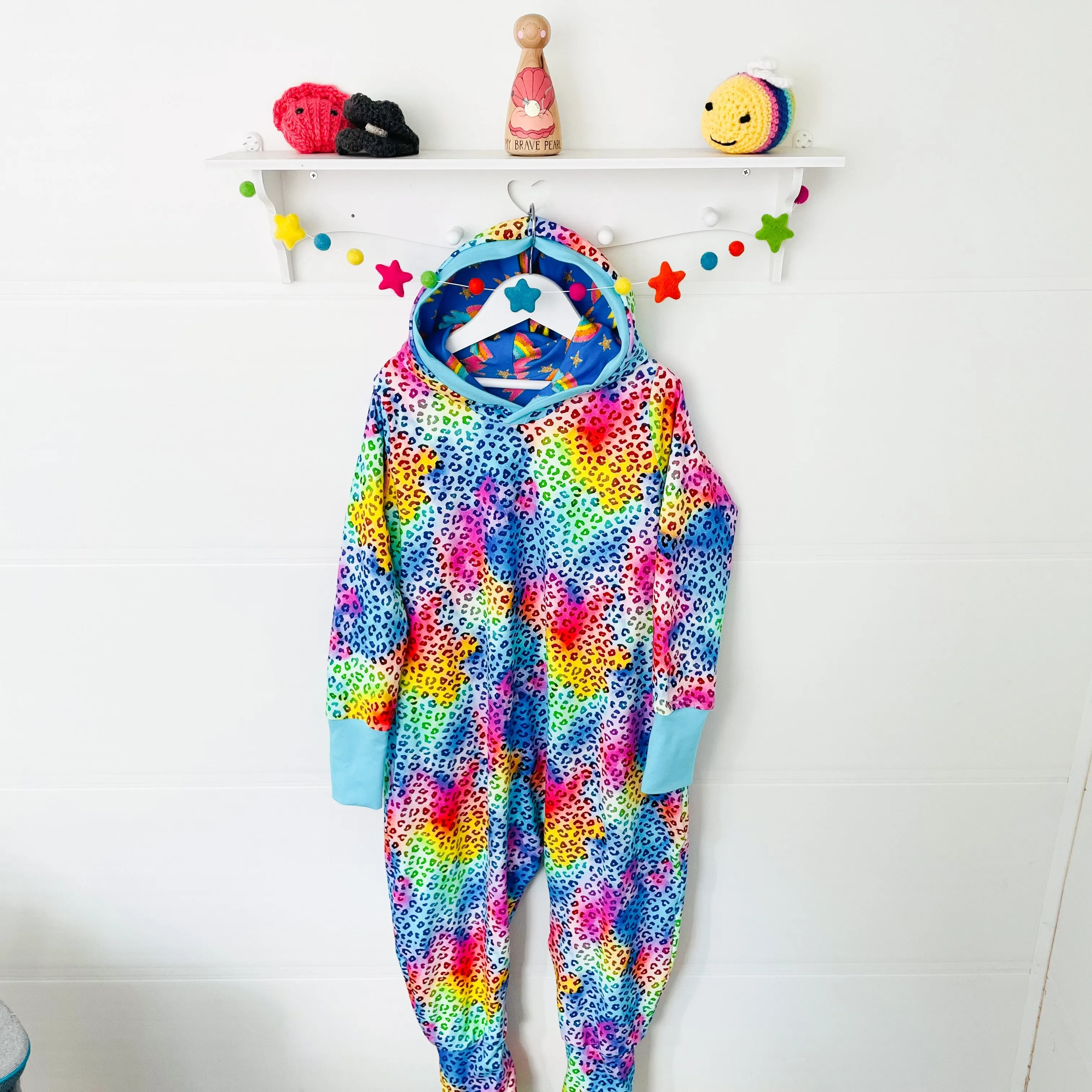 Kids Long Sleeve Hooded Pull On GWM Romper