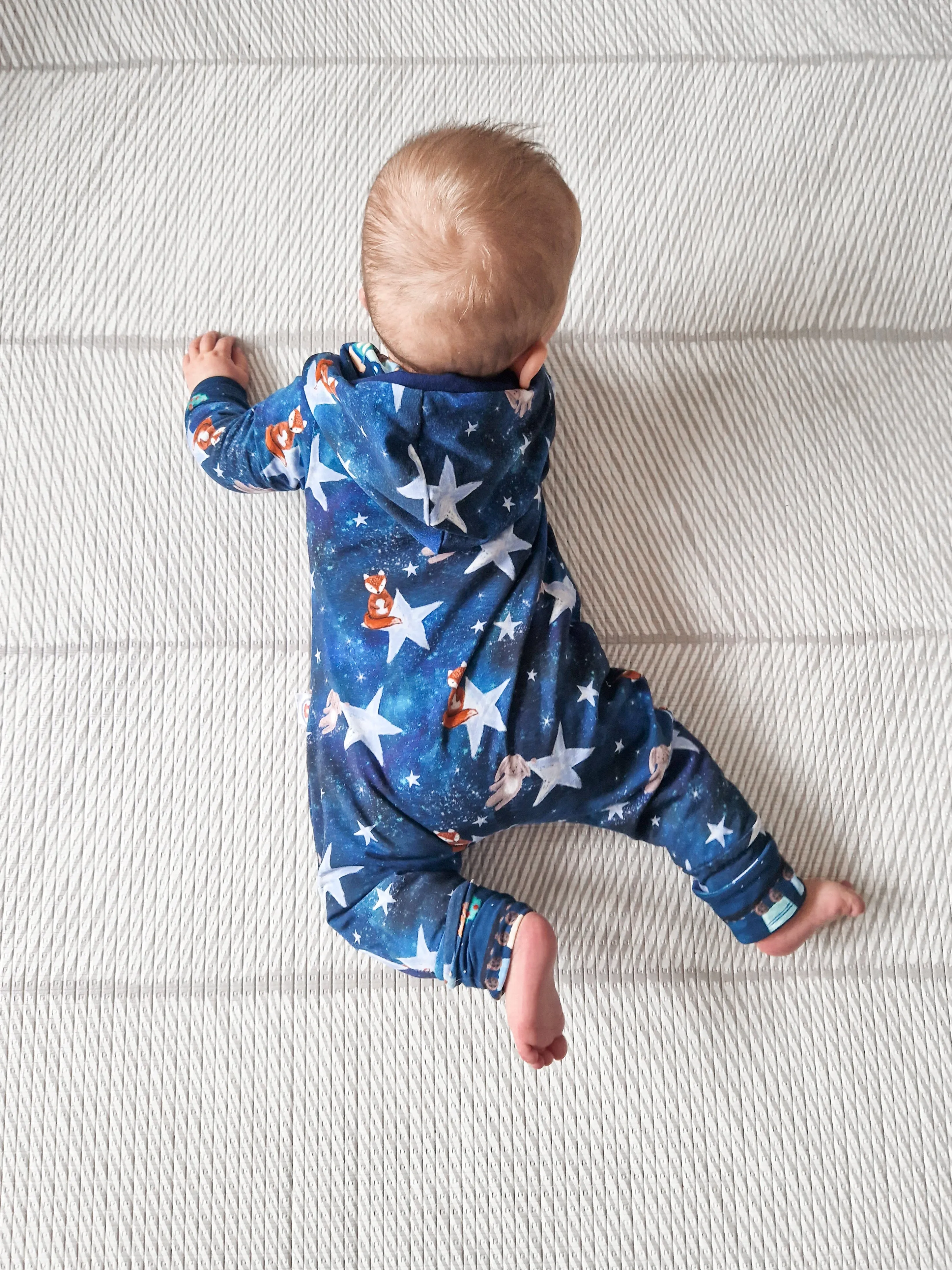Kids Long Sleeve Hooded Pull On GWM Romper