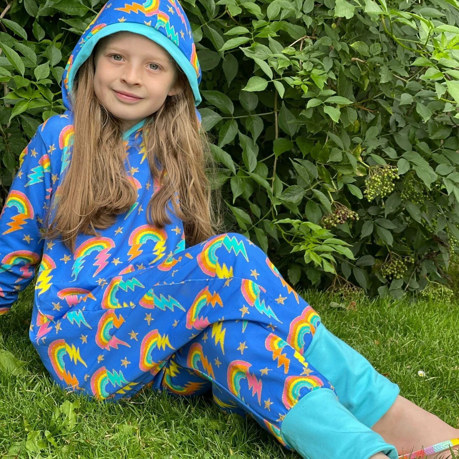 Kids Long Sleeve Hooded Pull On GWM Romper