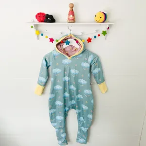 Kids Long Sleeve Hooded Pull On GWM Romper