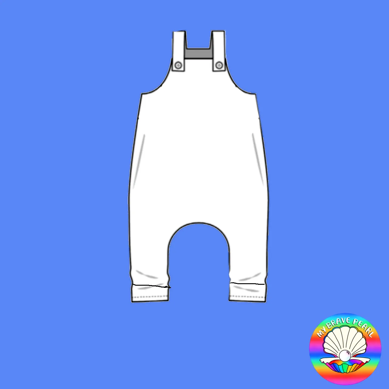Kids Preorder Reversible Dungarees