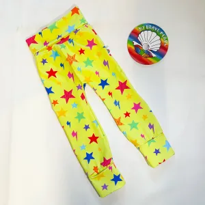 Kids Ready To Ship 2Y-6Y Grow-With-Me Yellow Stars Harems
