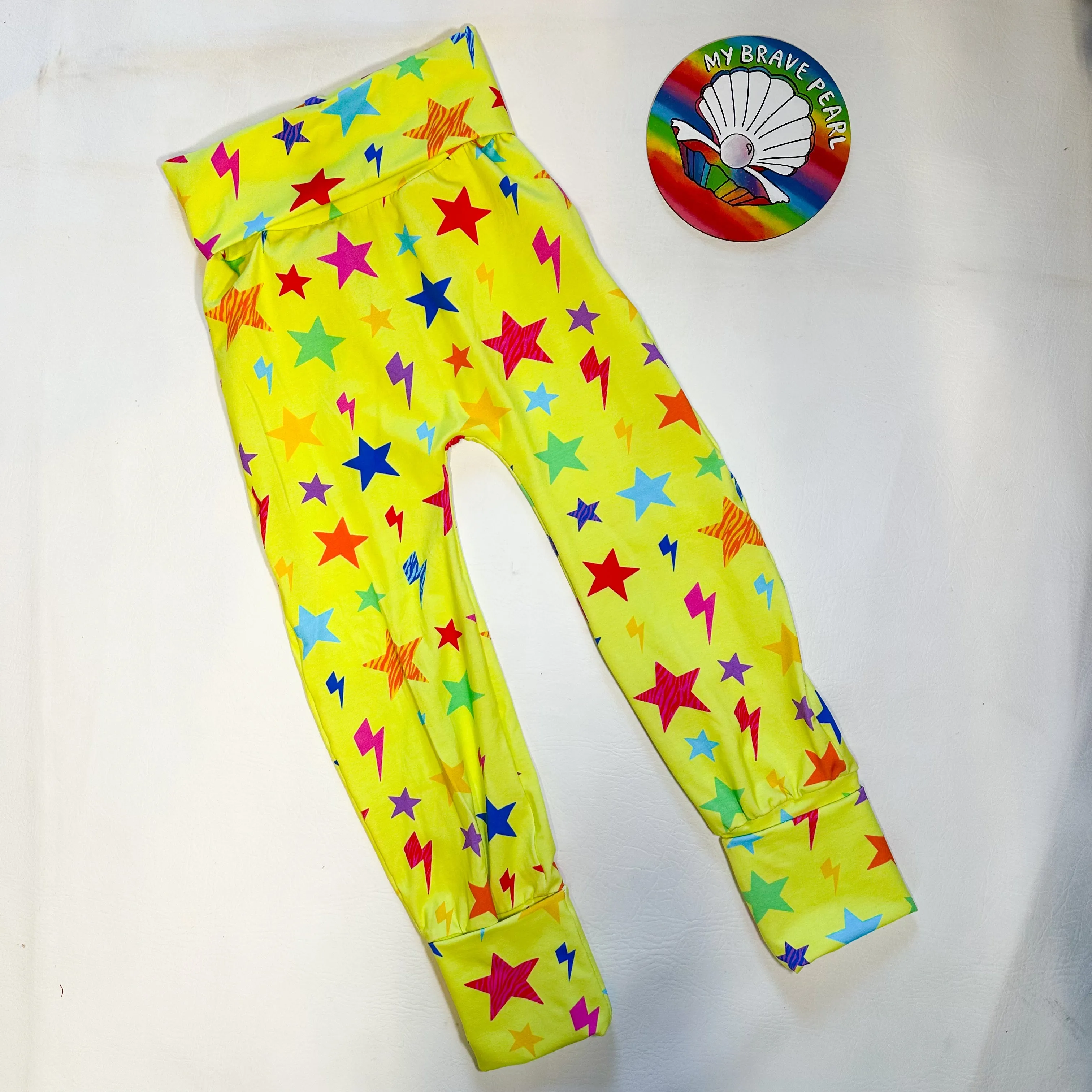 Kids Ready To Ship 5Y-9Y Grow-With-Me Yellow Stars Harems