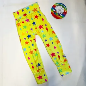 Kids Ready To Ship 5Y-9Y Grow-With-Me Yellow Stars Harems