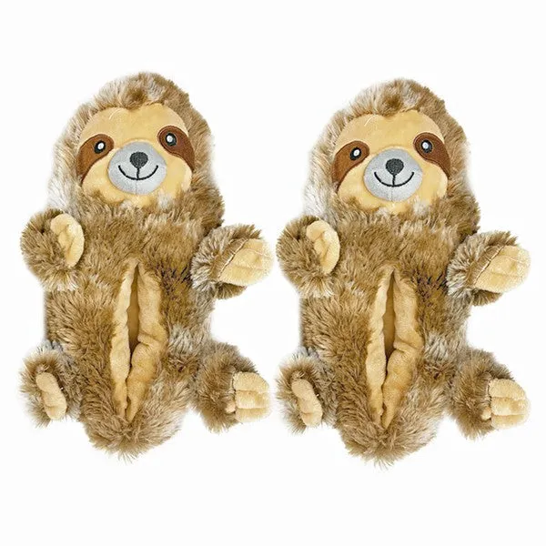 Kid's Sloth Hugs Cute Plush Animal Slippers