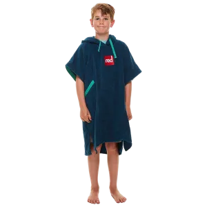 Kids Towelling Change Robe - Navy