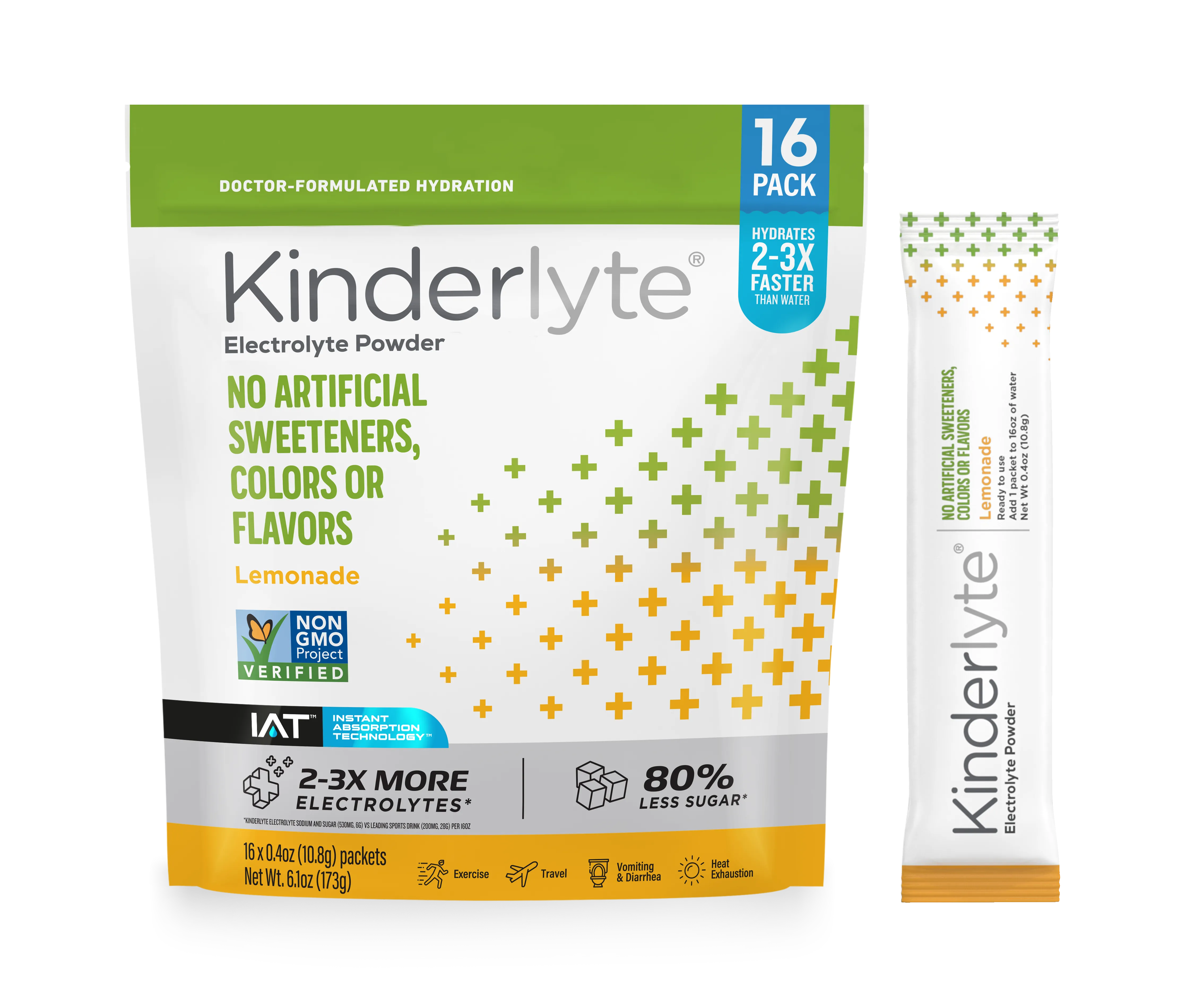 KinderLyte® 16ct Electrolyte Powder Lemonade