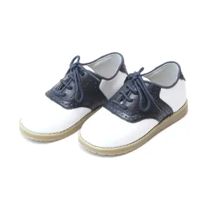 L'Amour Shoes Luke Two Tone Leather Saddle Shoe