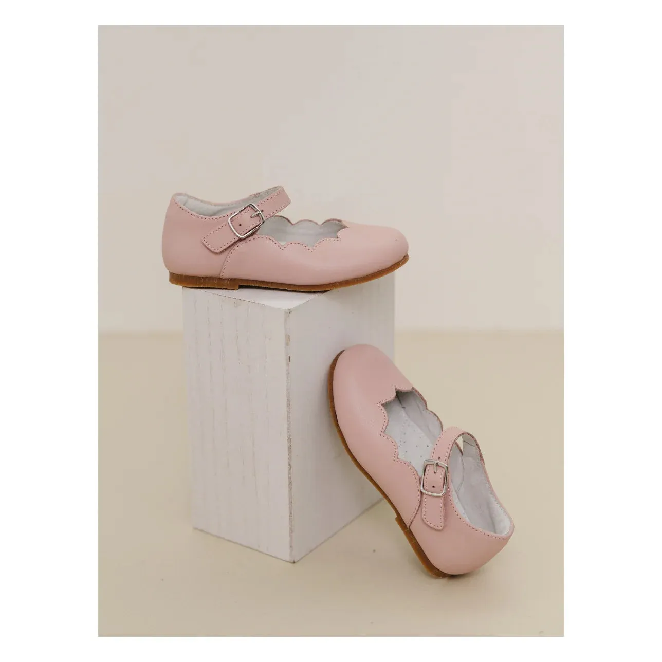 L'Amour Shoes *NEW COLOR* Sonia Scalloped Flat