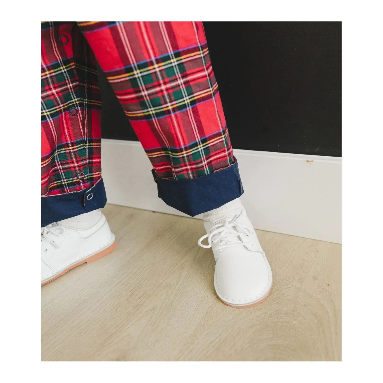 L'Amour Shoes Tyler White Leather Lace Up Shoe