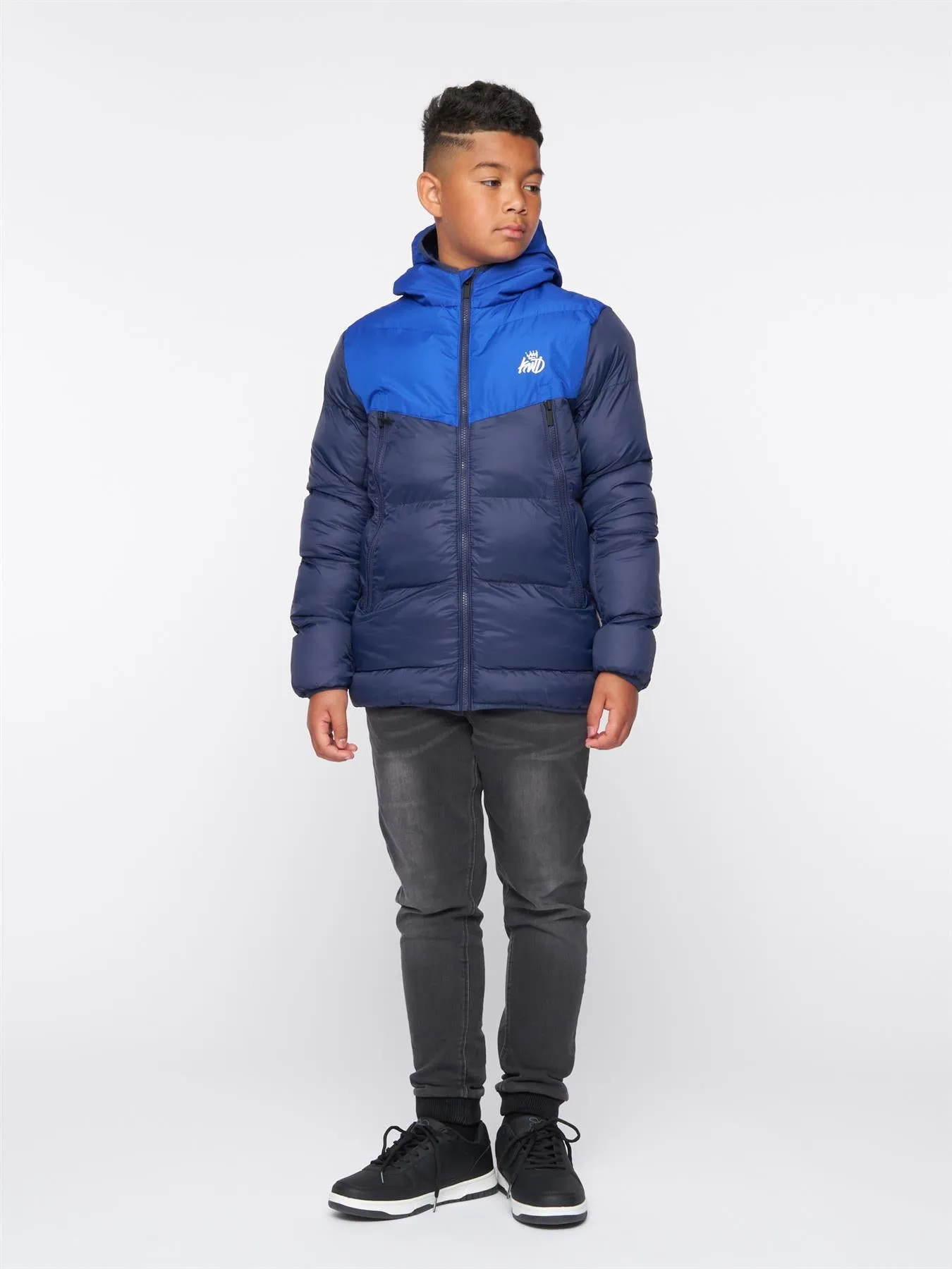 Leyton Short Puffer Jacket Dark Navy