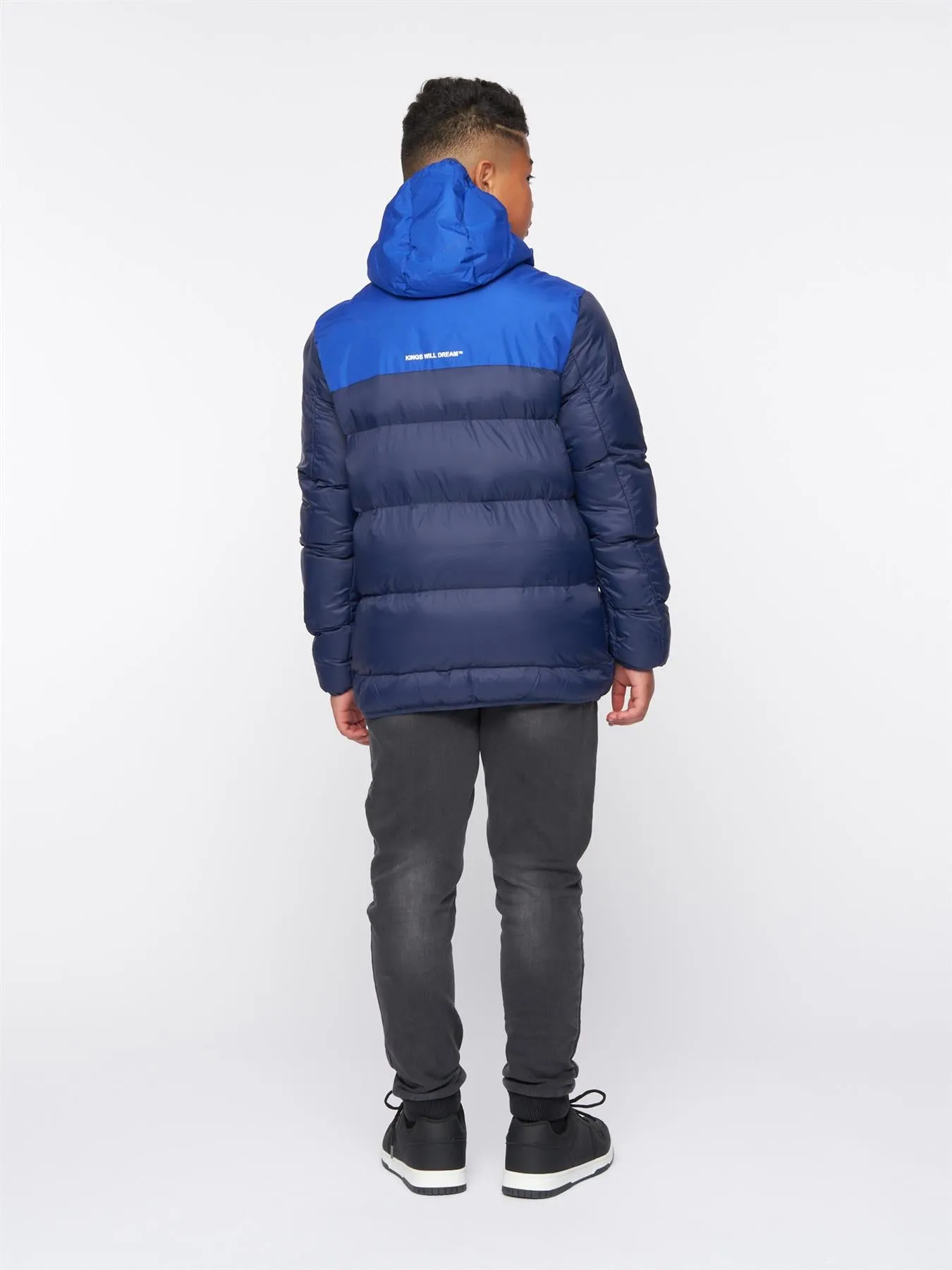 Leyton Short Puffer Jacket Dark Navy