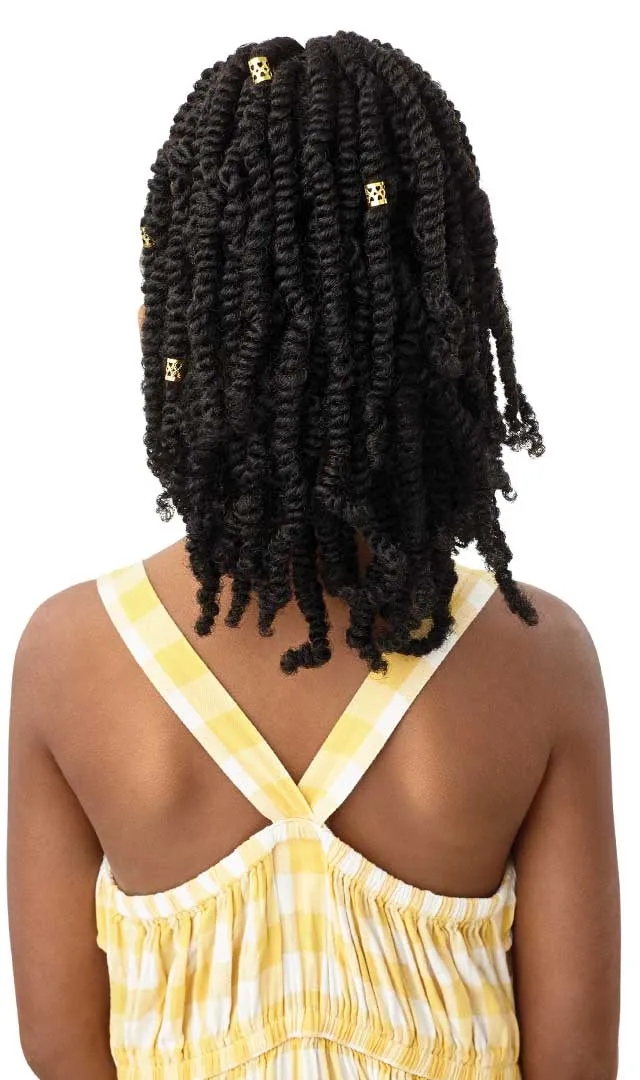 Lil Looks Ponytail - Gold Cuffed Bomb Twists 12"