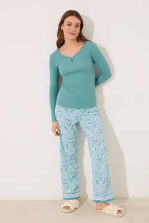 Long pyjamas - Green