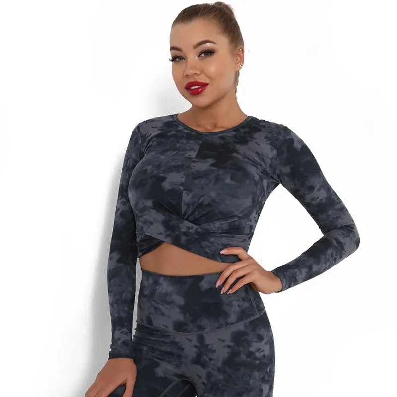long sleeve yoga top