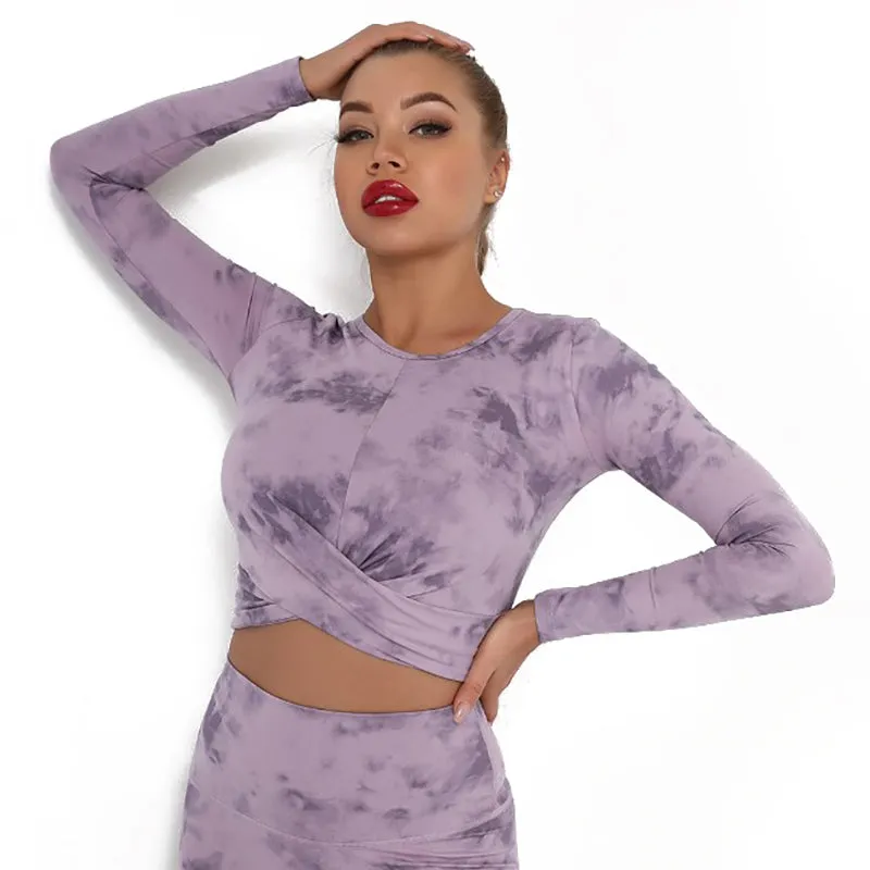 long sleeve yoga top